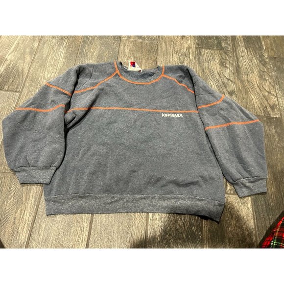 GENTLY USED NUTMEG MILLS "VIRIGINIA" CREW SWEATER- XL - Picture 1 of 3